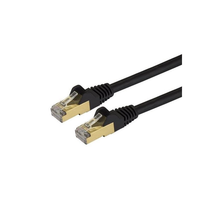 Cable de red StarTech.com - 2.1 m, RJ-45/RJ-45, Macho/Macho, Negro