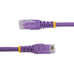 Cable de red StarTech.com - 4.6 m, RJ-45, RJ-45, Macho/Macho, Púrpura