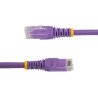 Cable de red StarTech.com - 4.6 m, RJ-45, RJ-45, Macho/Macho, Púrpura