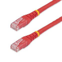 Cable de red StarTech.com - 15.2 m, RJ-45, RJ-45, Macho/Macho, Rojo