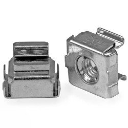 Paquete de 50 tuercas StarTech.com CABCAGENUTS - Acero, Acero, 200 g, 0.9 cm, Acero