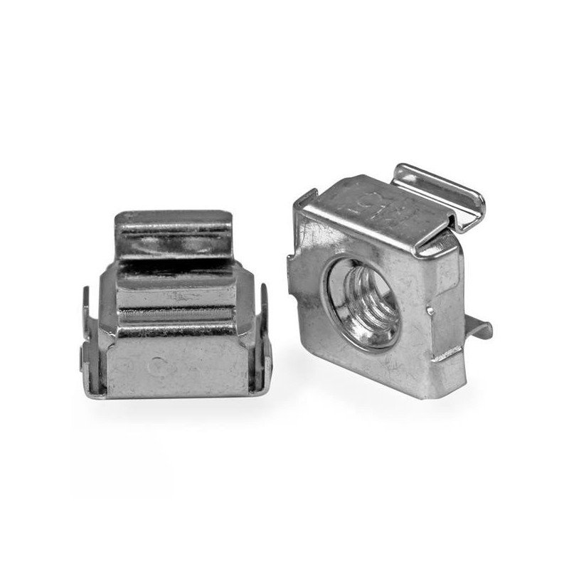 Paquete de 50 tuercas StarTech.com CABCAGENUTS - Acero, Acero, 200 g, 0.9 cm, Acero