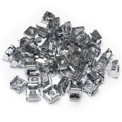 Paquete de 50 tuercas StarTech.com CABCAGENUTS - Acero, Acero, 200 g, 0.9 cm, Acero