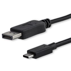 Cable Adaptador USB C a DisplayPort StarTech.com CDP2DPMM6B - 1 m, USB C, HDMI, Negro