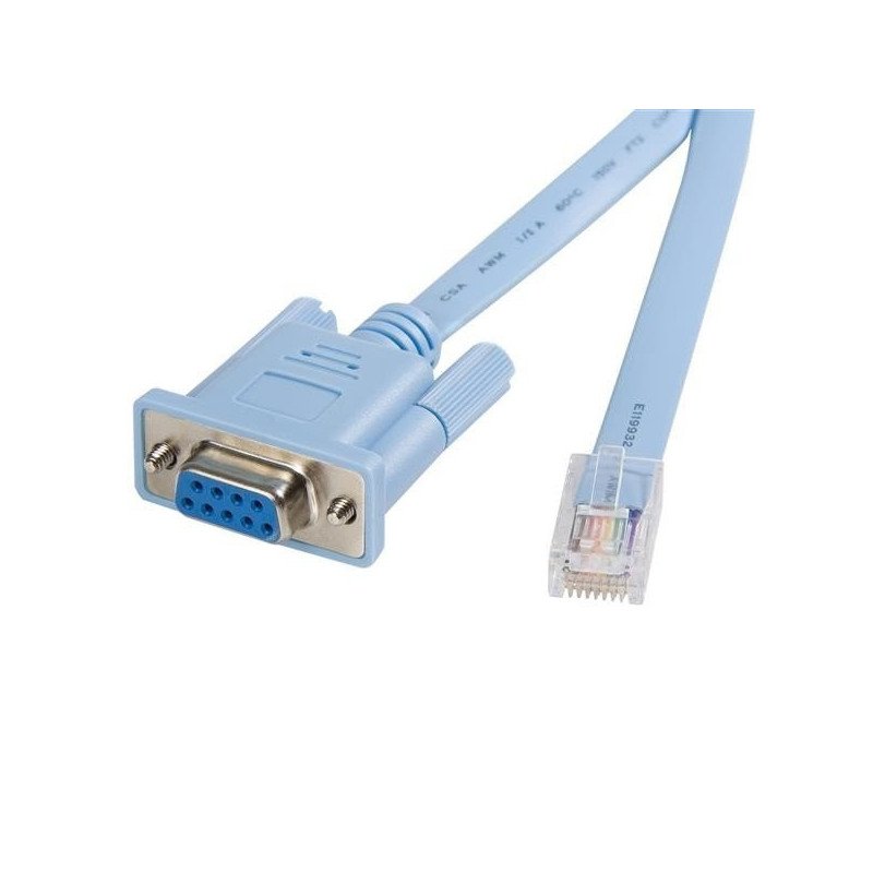 Cable para gestión de router StarTech.com - 1.8 m, Macho/hembra, Azul