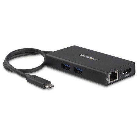 Adaptador USB-C Multifunción para Laptops StarTech.com DKT30CHPD - USB C, Negro
