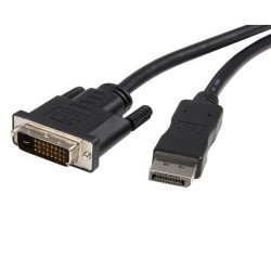 Cable adaptador de DisplayPort StarTech.com - 3 m, 1x DisplayPort, 1x DVI-D, Macho/Macho, Negro