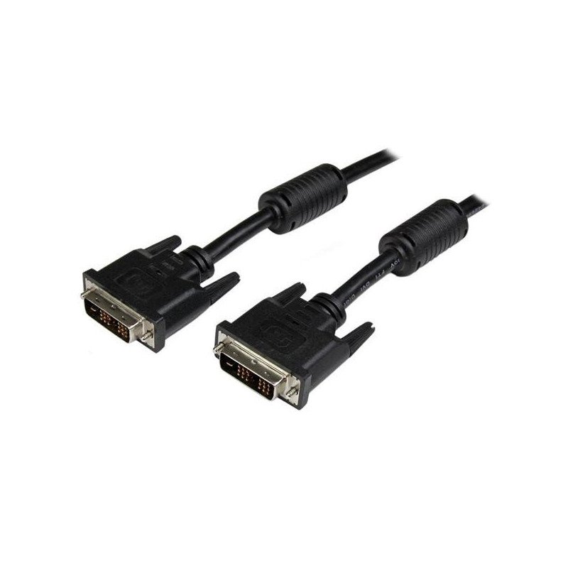 Cable DVI StarTech.com - 4.6 m, DVI-D, DVI-D, Macho/Macho, Negro