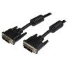Cable DVI StarTech.com - 4.6 m, DVI-D, DVI-D, Macho/Macho, Negro