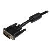 Cable DVI StarTech.com - 4.6 m, DVI-D, DVI-D, Macho/Macho, Negro