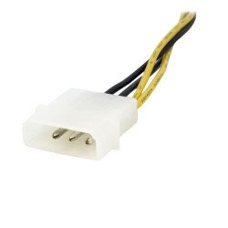 Adaptador de fuente de poder StarTech.com - Macho/hembra, 0, 15 m, Multi