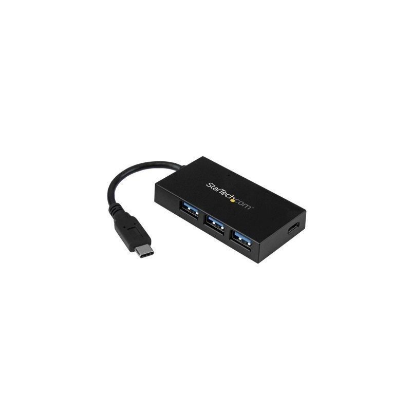 StarTech.com Concentrador USB 3.0 (5Gbps) de 4 Puertos - USB-C a 1x USB-C y 3x USB-A