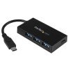 Hub USB StarTech.com - 5000 Mbit/s, Negro
