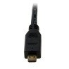 StarTech.com Cable de 3m Micro HDMI a HDMI con Ethernet - Vídeo de 4K a 30Hz - Cable Adaptador Conversor Micro HDMI Tipo D de