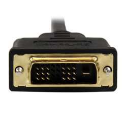 Cable HDMI StarTech.com - 2 m, Mini-HDMI, DVI-D, Macho/Macho, Negro