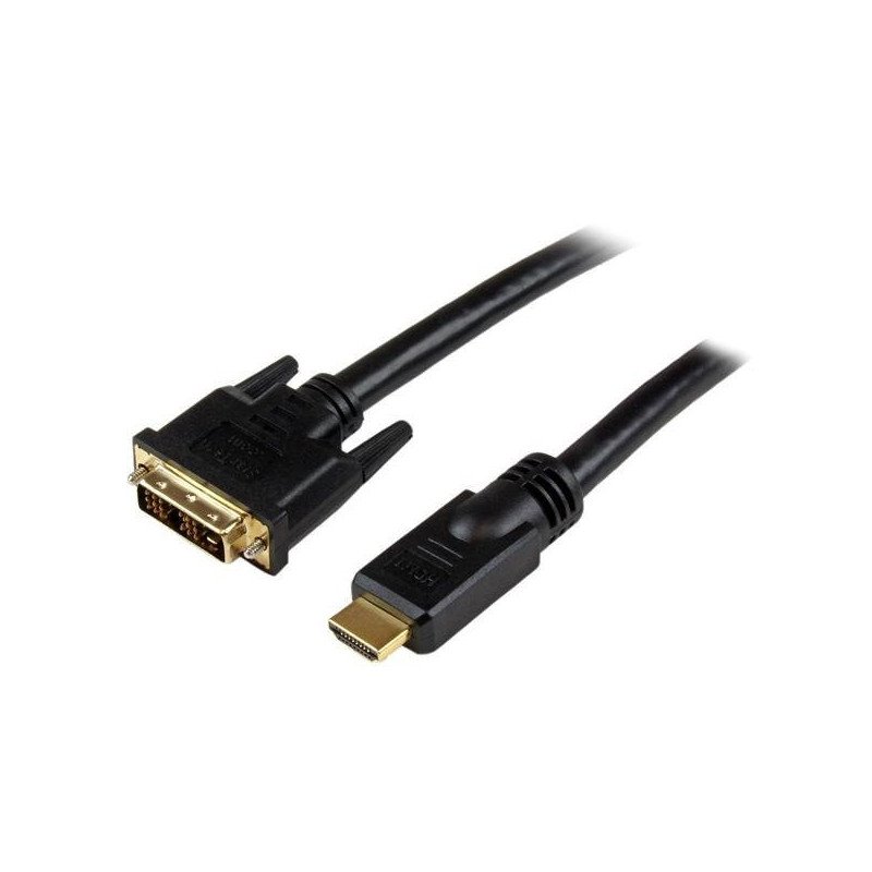Adaptador HDMI a DVI-D StarTech.com - Macho/Macho, Negro