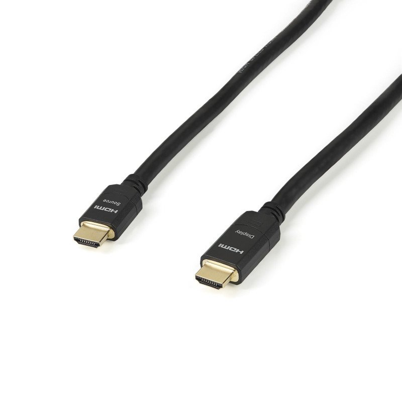 Cable HDMI StarTech.com HDMM20MA - 20 m, Negro Cable HDMI StarTech.com HDMM20MA - 20 m, Negro