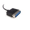 Cable adaptador de impresora StarTech.com ICUSB128410 - Negro