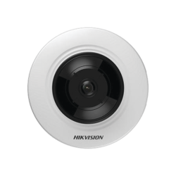 Mini fisheye 5 megapixel, panorámica, 8 mts IR, uso en interior, PoE, múltiples vistas, entrada y salida audio y alarma