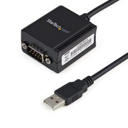 Cable USB a serial StarTech.com - DB9, USB 2.0 A, Macho/Macho, Negro, 
