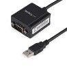 Cable USB a serial StarTech.com - DB9, USB 2.0 A, Macho/Macho, Negro, 
