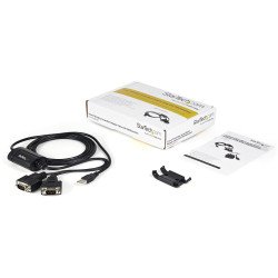 Cable USB a Serial StarTech.com - 1.83 m, USB A, Negro