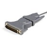 Cable USB a serial StarTech.com ICUSB232DB25 - USB 2.0, DB-9, Macho/Macho, 0, 9 m, Gris