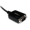 Cable USB a serial StarTech.com - 1 - DB9 M, RS-232, Macho/Macho, Negro, 0, 31 m