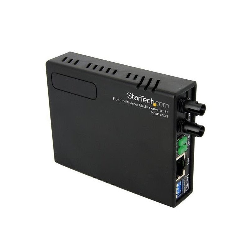 Convertidor de medios StarTech.com MCM110ST2 - Negro, ST