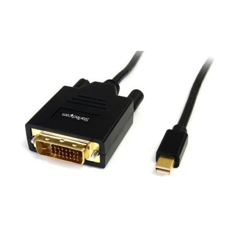 Cable adaptador de video StarTech.com - 1.8 m, Mini DisplayPort, DVI-D, Macho/Macho, Negro