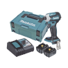 Atornillador de impacto 18 vcd, 3,800 rpm, 180n.m. Incluye: estuche makpac, cargador y 2 bat. 5ah