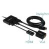 Adaptador de video StarTech.com - DisplayPort, Negro