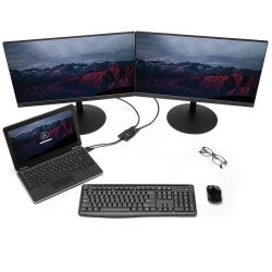 StarTech.com Splitter Multiplicador Mini DP a 2 puertos DisplayPort - Hub MST