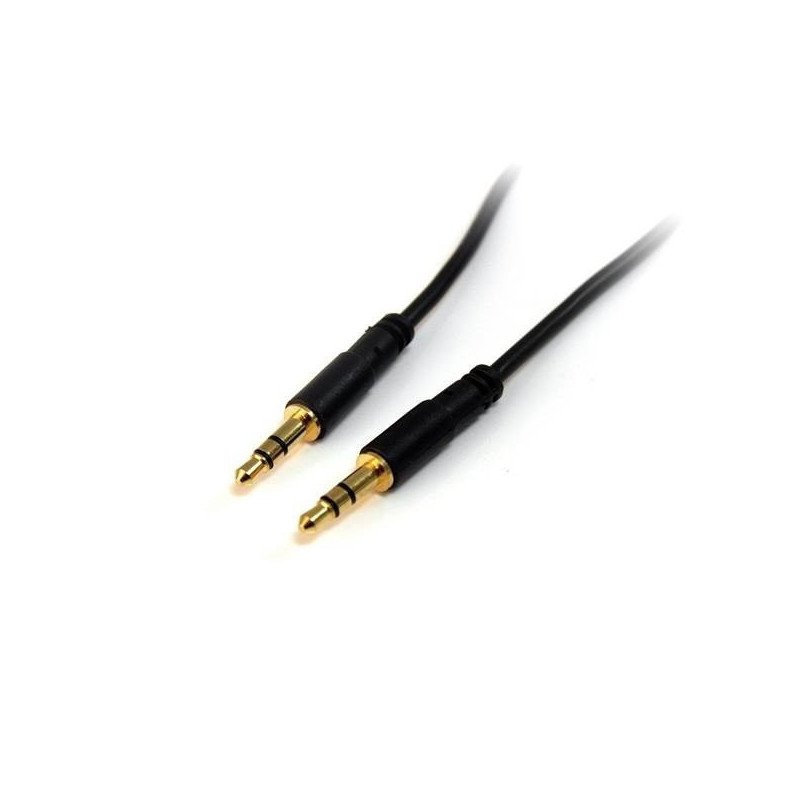 Cable de audio StarTech.com - 4.6 m, 3.5 mm, 3.5 mm, Negro
