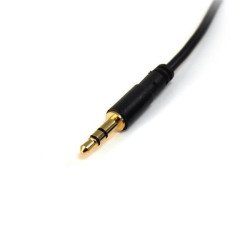 Cable de audio StarTech.com - 4.6 m, 3.5 mm, 3.5 mm, Negro