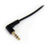 Cable de audio StarTech.com - 0.91 m, 3.5 mm, 3.5 mm, Macho/Macho, Negro