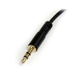 Cable de audio StarTech.com - 0.91 m, 3.5 mm, 3.5 mm, Macho/Macho, Negro
