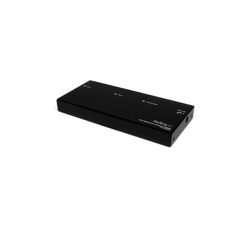 Duplicador divisor de video DVI StarTech.com ST122HDMI2 - Negro, HDMI