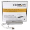 Hub USB StarTech.com ST43004UA - 5000 Mbit/s, Plata