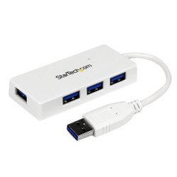 Adaptador HUB StarTech.com - 5000 Mbit/s, Color blanco