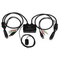 Conmutador StarTech.com - Negro