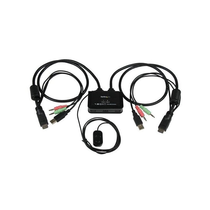 Conmutador StarTech.com - Negro Conmutador StarTech.com - Negro