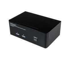 Conmutador Switch KVM StarTech.com SV231DPDDUA - DisplayPort, Negro, 2