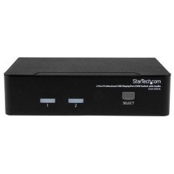 Conmutador Switch Profesional KVM StarTech.com SV231DPUA - DisplayPort, Negro, 2