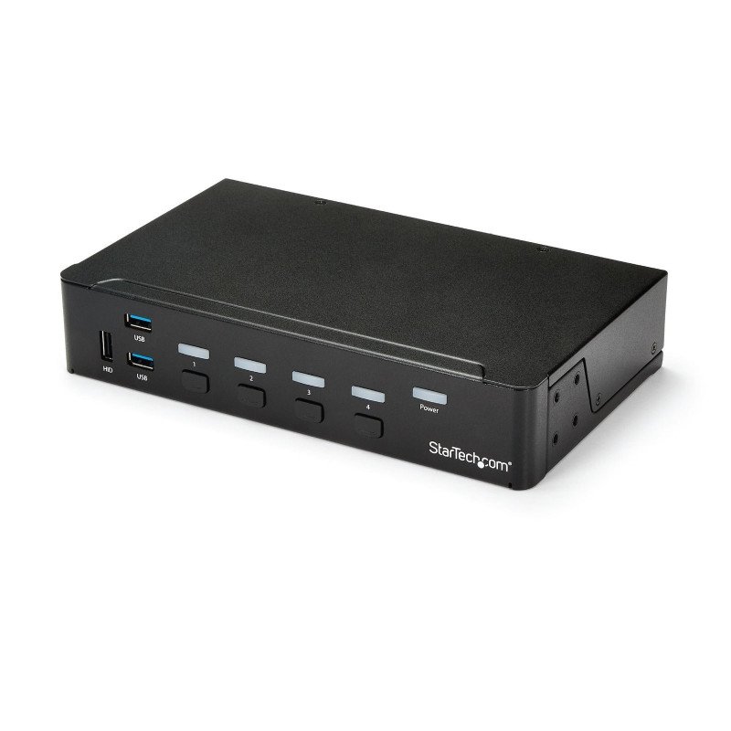 Switch Conmutador KVM StarTech.com SV431HDU3A2 - Negro, HDMI