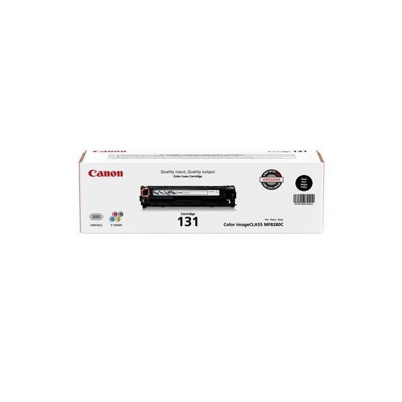 Tóner Canon 131bk negro para MF624CW MF628CW rendimiento 1400 páginas 3 en 1 Tóner Canon 131bk negro para MF624CW MF628CW rendimiento 1400 páginas 3 en 1