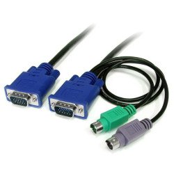 Cable KVM StarTech.com SVECON6 - 1.8 m, 2 x PS/2, 2 x VGA