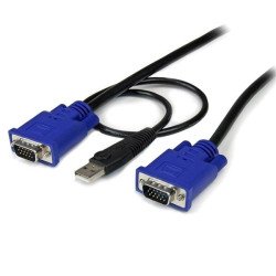 Cable KVM StarTech.com SVECONUS10 - 3 m, USB A + VGA, VGA, Macho/Macho