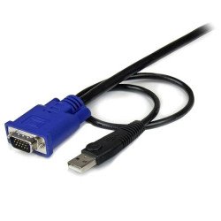 Cable KVM StarTech.com SVECONUS10 - 3 m, USB A + VGA, VGA, Macho/Macho