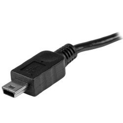 StarTech.com Cable USB OTG de 20cm - Cable Adaptador Micro USB a Mini USB - Macho a Macho